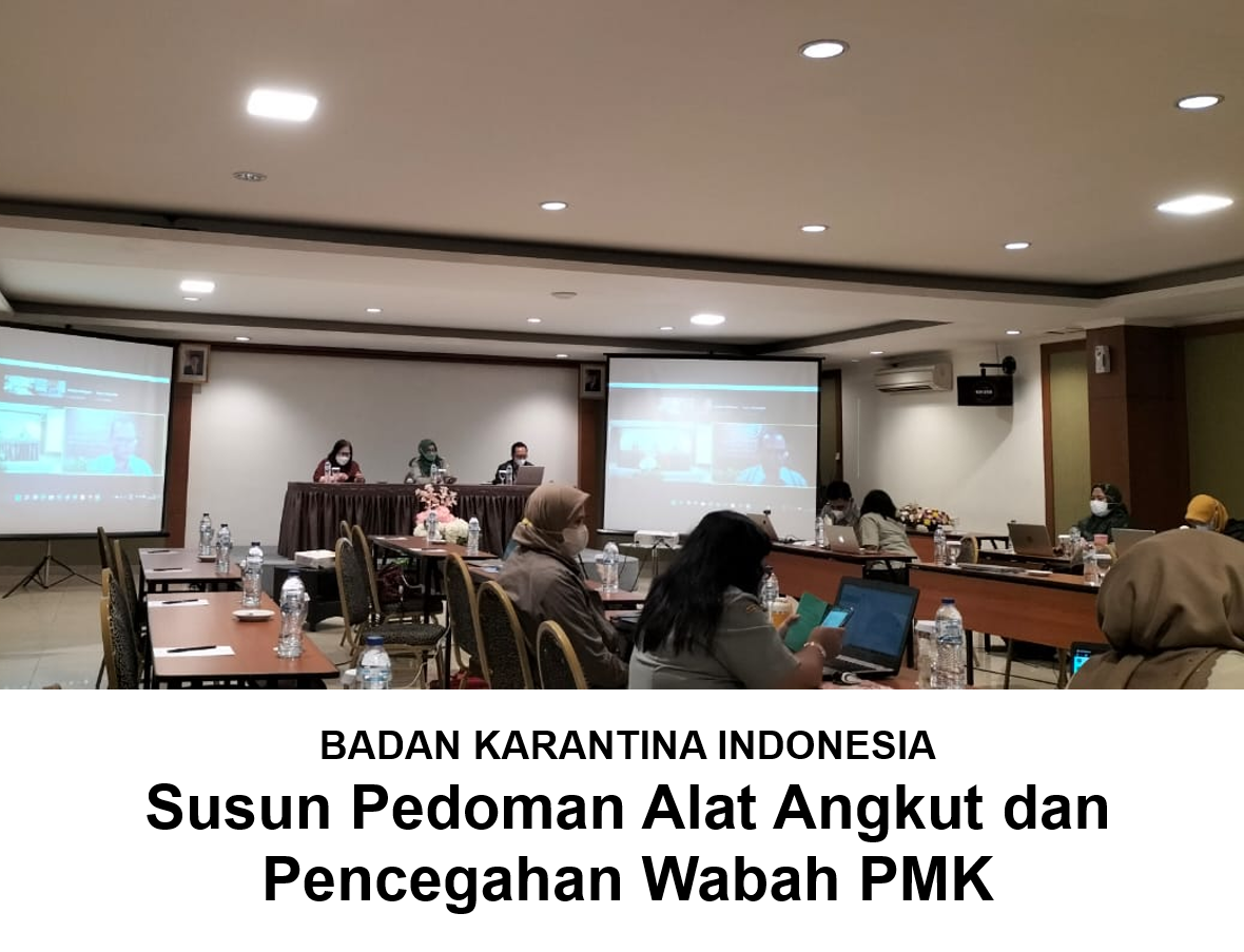 Badan Karantina Indonesia Susun Pedoman Alat Angkut dan Pencegahan Wabah PMK